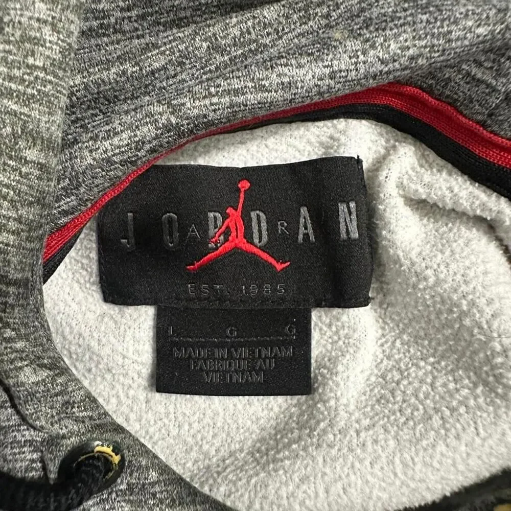 Jordan Men's Grey Hoodie